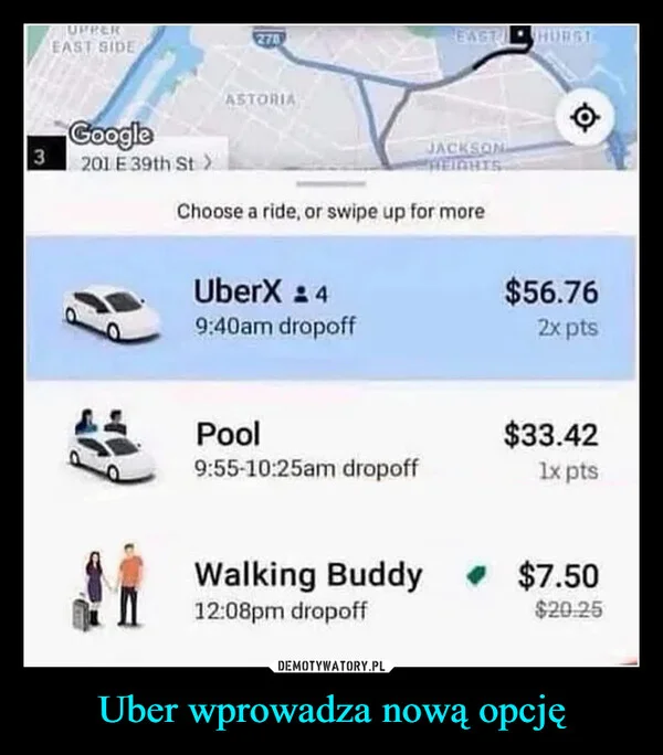 
    Uber wprowadza nową opcję