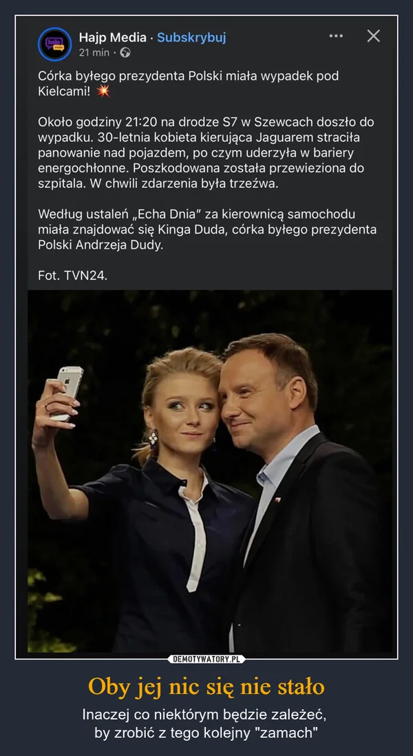 Oby jej nic się nie stało