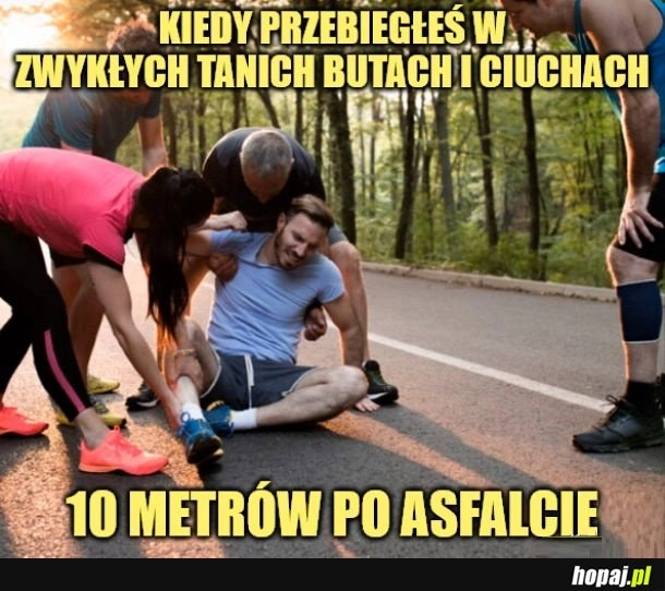 
    Biegacze tak myślą.