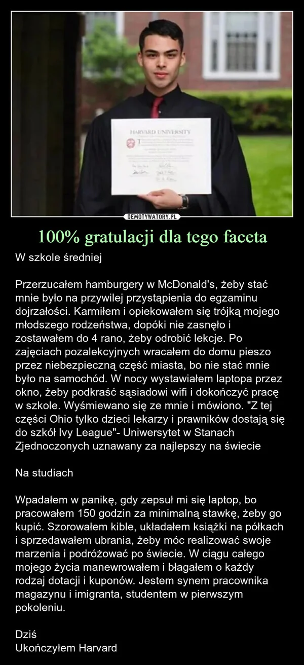
    100% gratulacji dla tego faceta