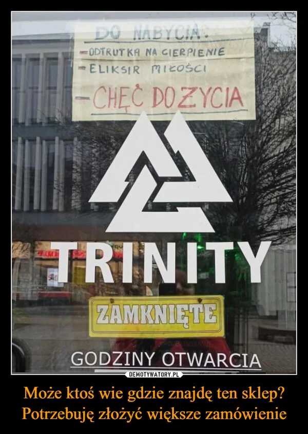 
    Może ktoś wie gdzie znajdę ten sklep? Potrzebuję złożyć większe zamówienie