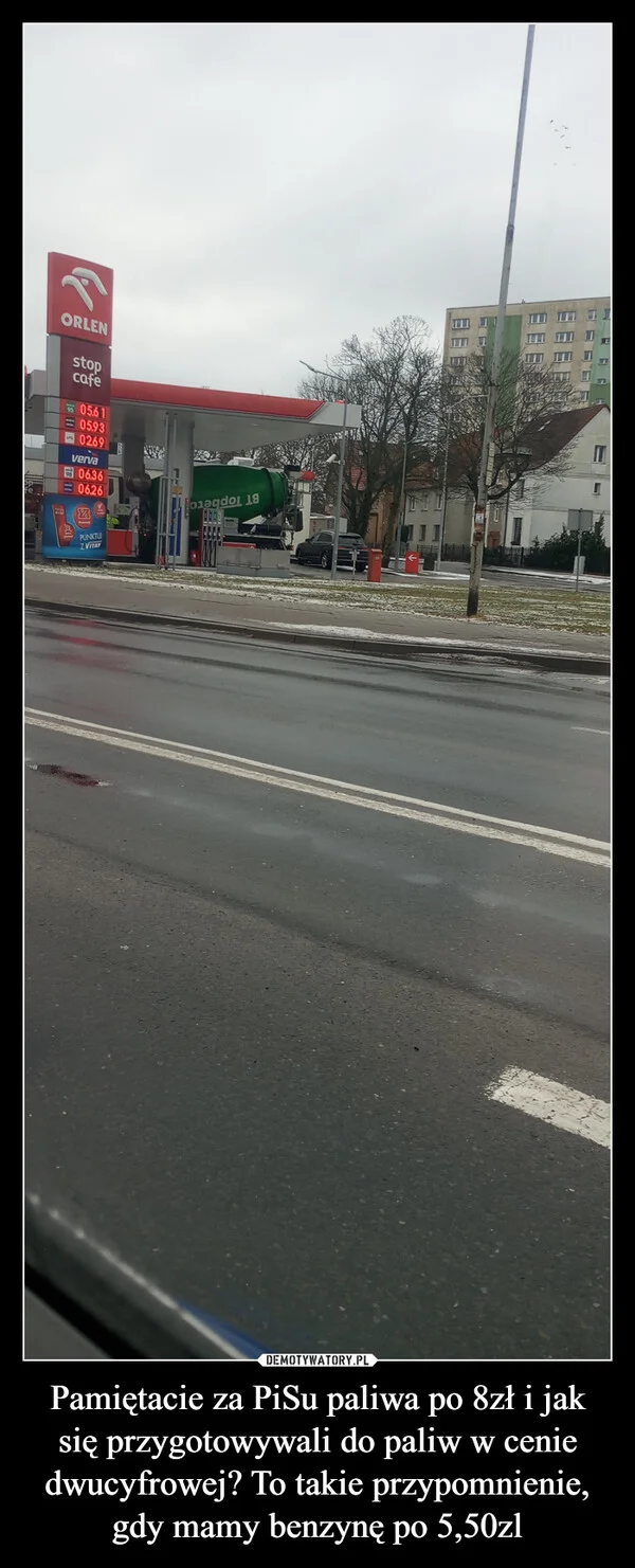 
    Pamiętacie za PiSu paliwa po 8zł i jak się przygotowywali do paliw w cenie dwucyfrowej? To takie przypomnienie, gdy mamy benzynę po 5,50zl
