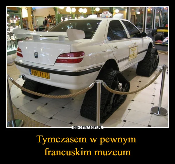 Tymczasem w pewnym francuskim muzeum