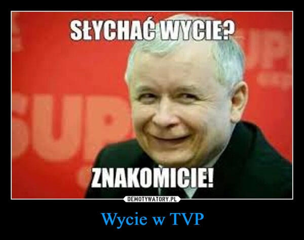 
    Wycie w TVP