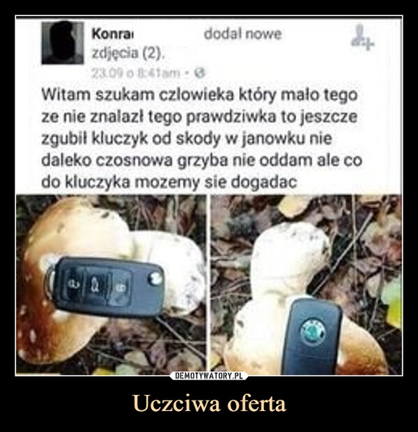 
    Uczciwa oferta