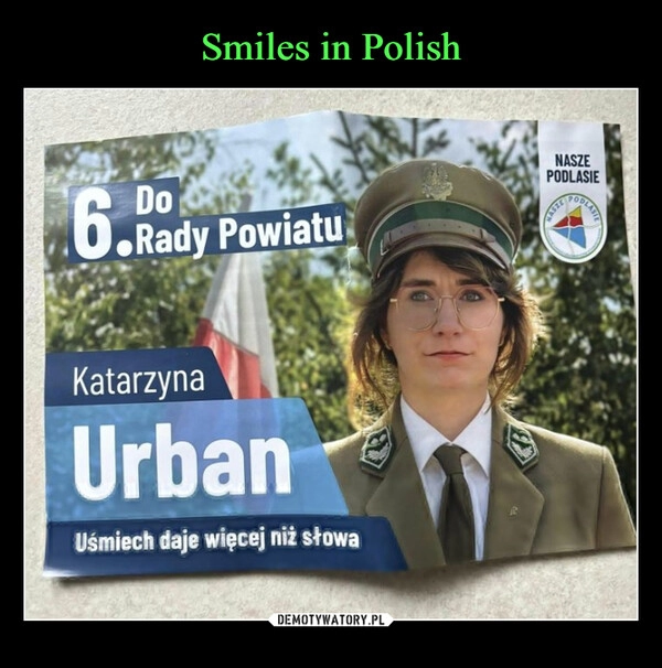 
    Smiles in Polish