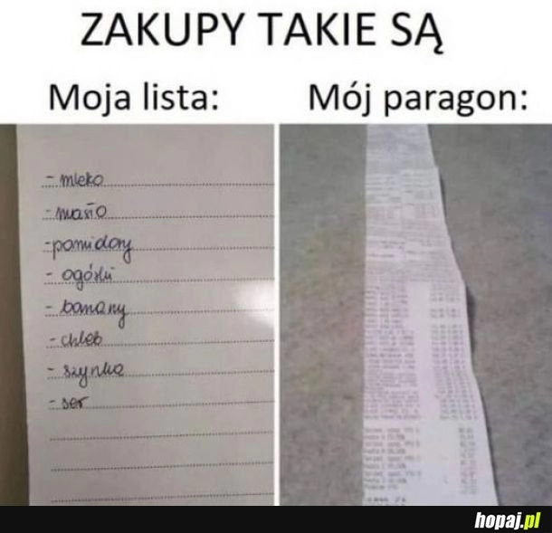 
    Zakupy