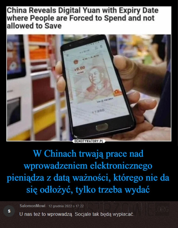 
    
			Elektroniczny pieniądz					