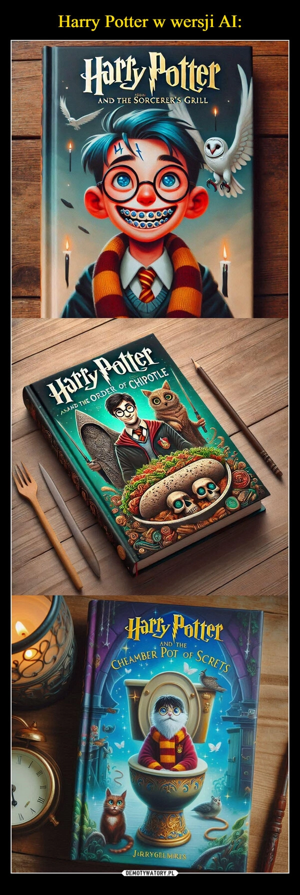 
    Harry Potter w wersji AI: