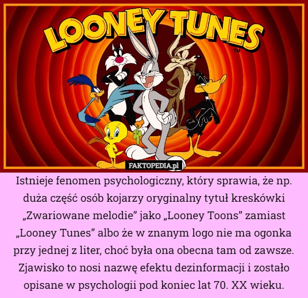 
    Istnieje fenomen psychologiczny, który sprawia, że np. duża część osób kojarzy