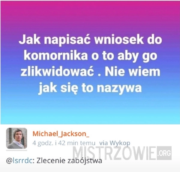 
    Wniosek