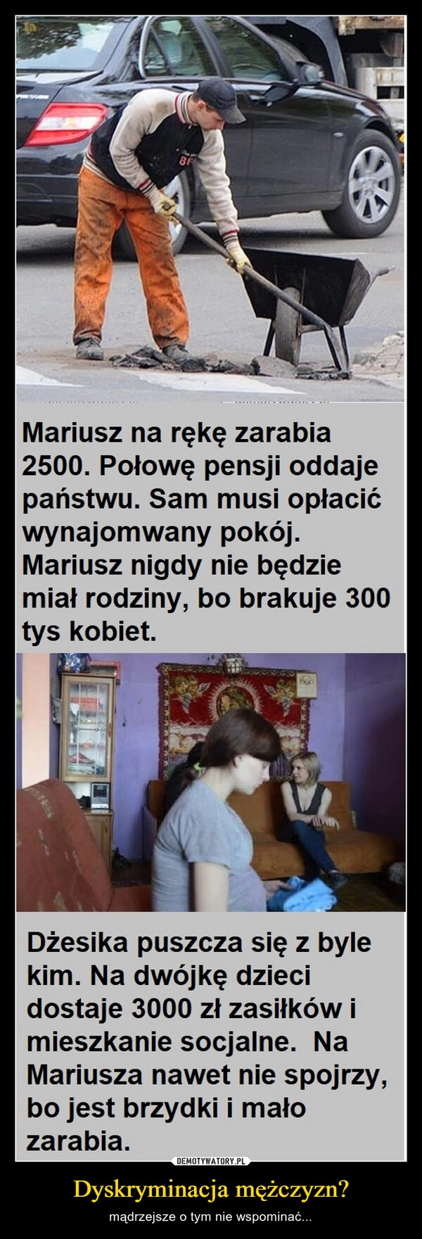 
    Dyskryminacja mężczyzn?