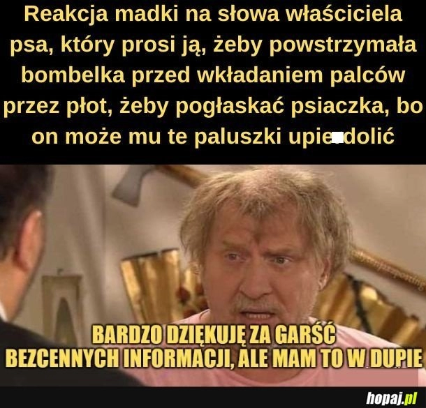 
    I zaraz będzie płacz.