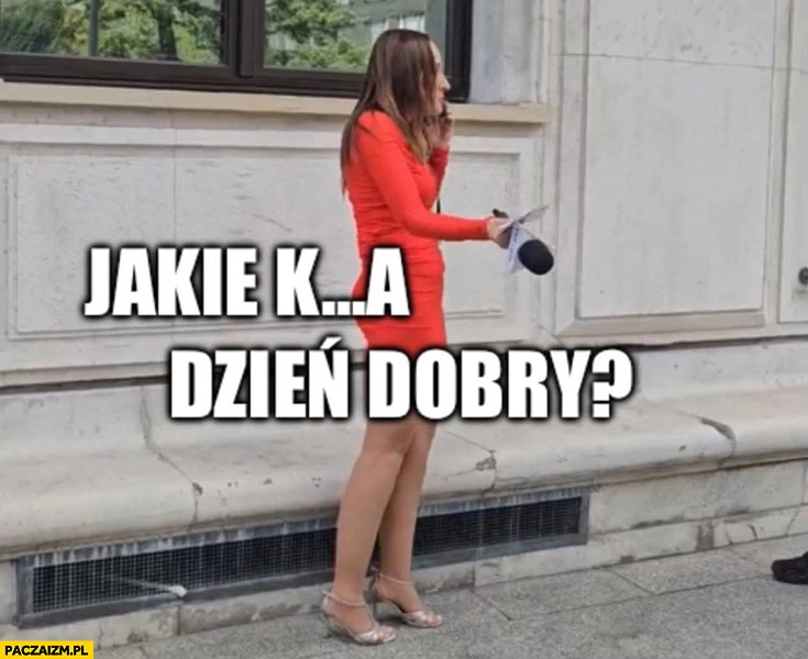 
    Dobrosz-Oracz przed sejmem parlamentem jakie kurna dzień dobry?