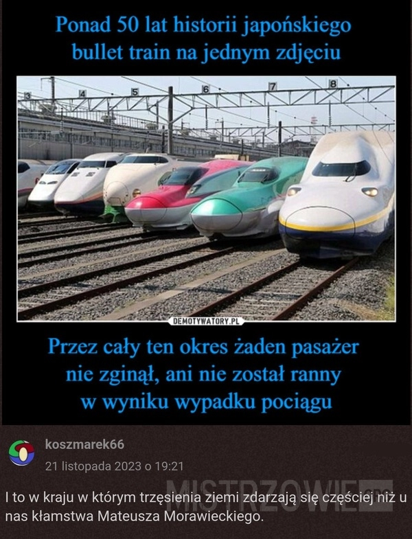 
    Japońskie pociągi