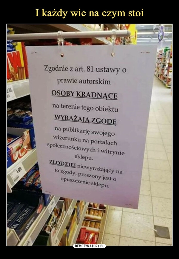 
    I każdy wie na czym stoi