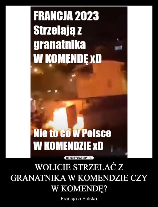 
    WOLICIE STRZELAĆ Z GRANATNIKA W KOMENDZIE CZY W KOMENDĘ?