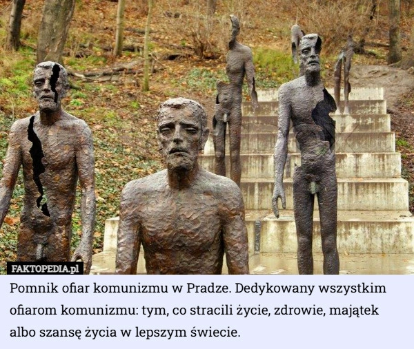 
    Pomnik ofiar komunizmu w Pradze. Dedykowany wszystkim ofiarom komunizmu...