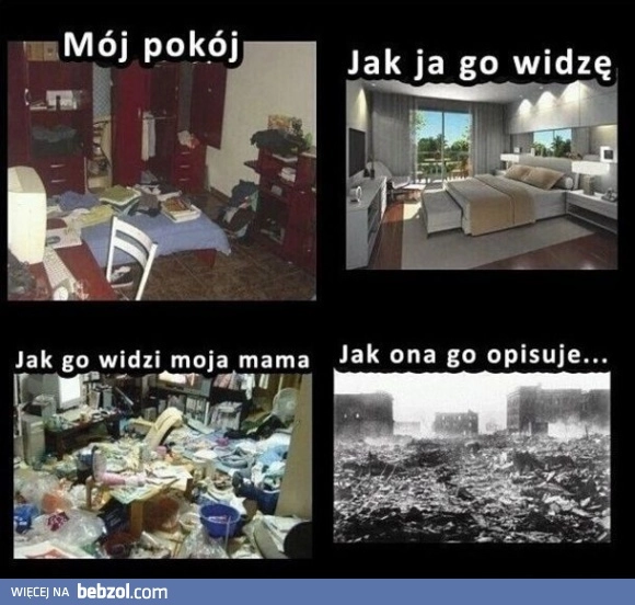 
    Mój pokój oczyma różnych ludzi