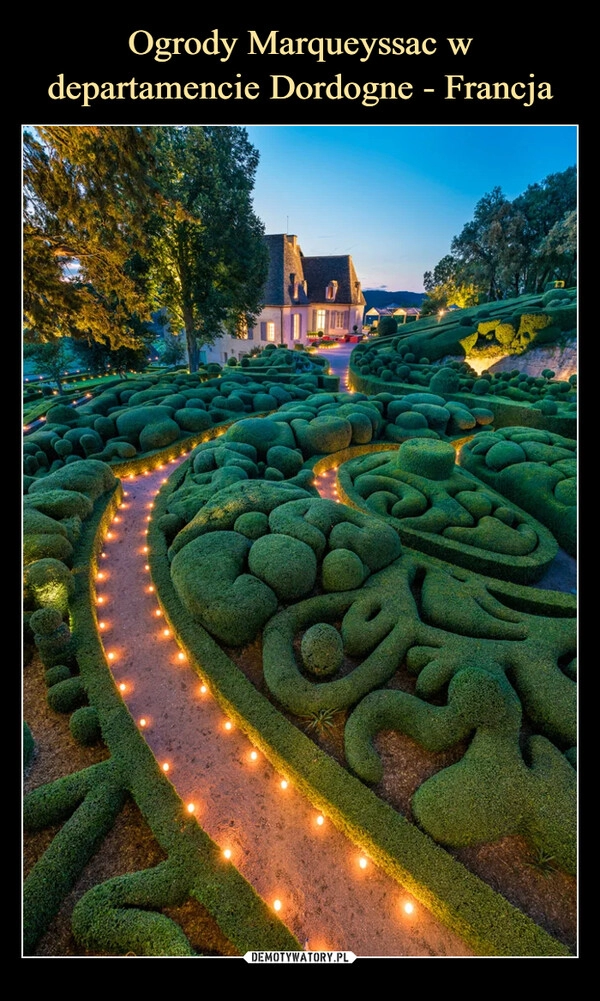 
    Ogrody Marqueyssac w departamencie Dordogne - Francja