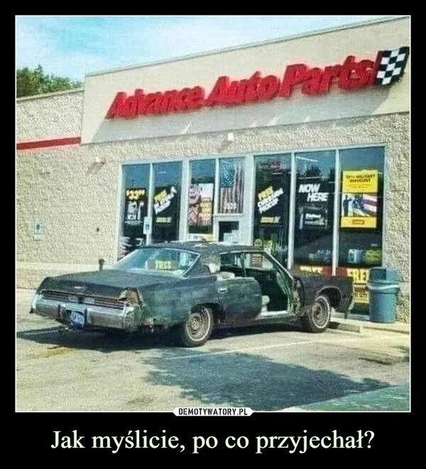 
    
Jak myślicie, po co przyjechał? 