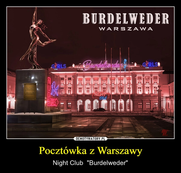 
    Pocztówka z Warszawy