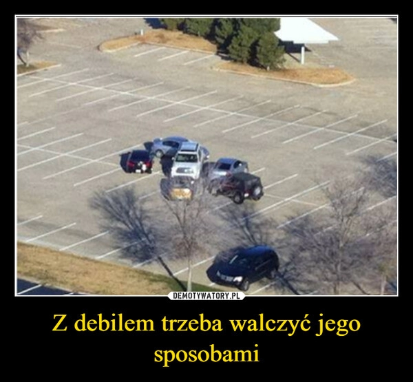 
    Z debilem trzeba walczyć jego sposobami