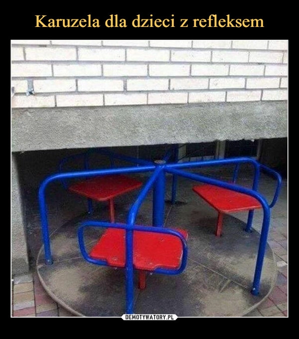 
    Karuzela dla dzieci z refleksem