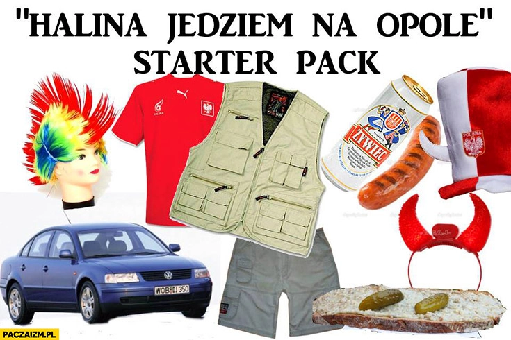 
    Halina jedziem na Opole starter pack zestaw startowy