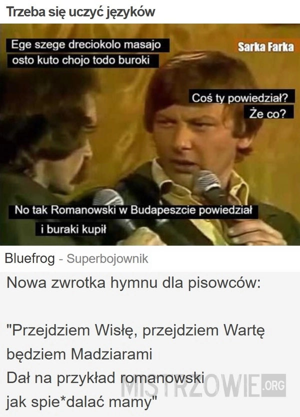 
    Trzeba się uczyć języków