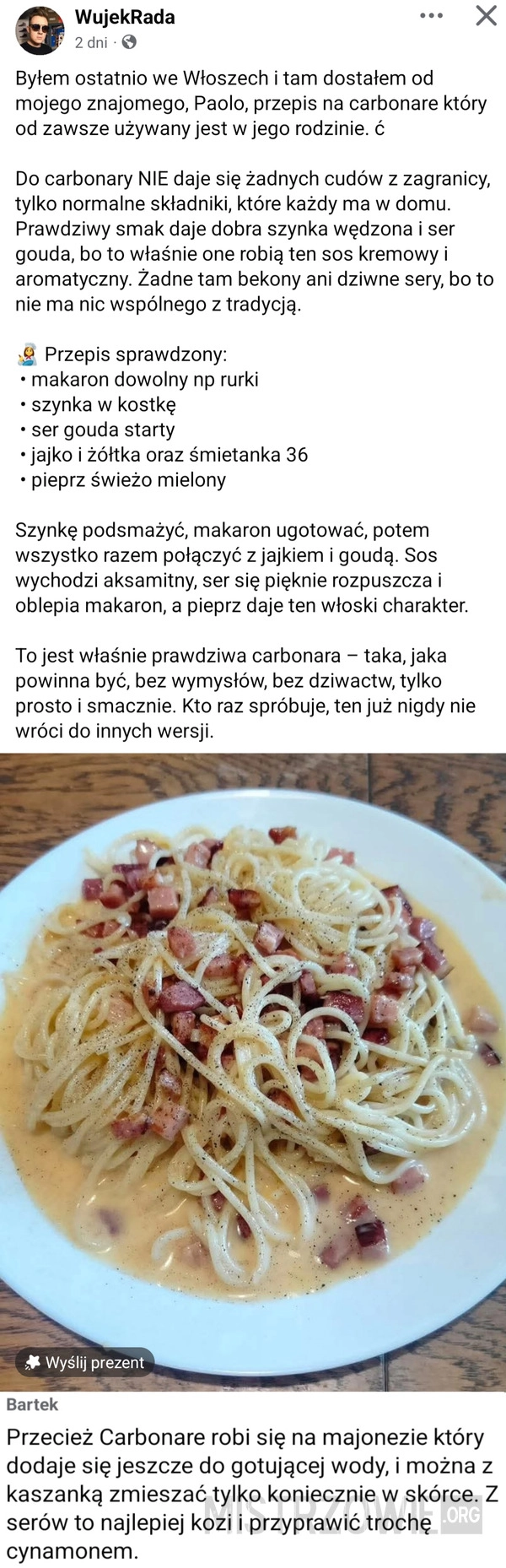 
    Carbonara