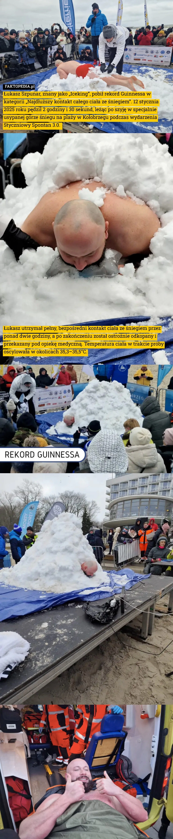 
    Łukasz Szpunar, znany jako „Iceking”, pobił rekord Guinnessa w kategorii