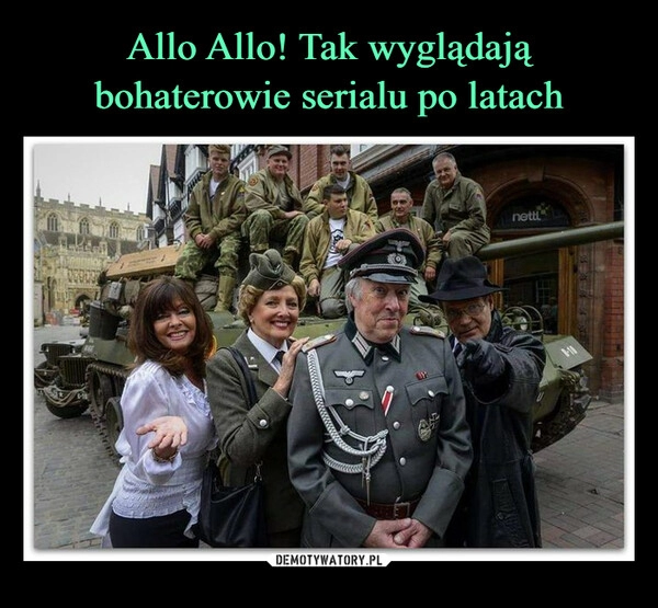 
    Allo Allo! Tak wyglądają bohaterowie serialu po latach