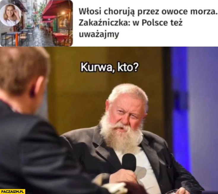 
    Zakaźniczka? Bralczyk reakcja kurna kto?