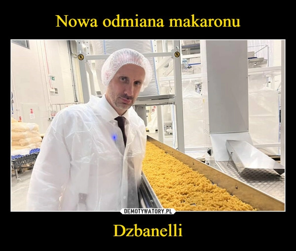 
    Nowa odmiana makaronu Dzbanelli