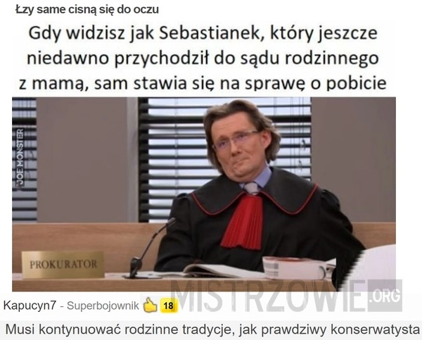 
    
			Łzy same cisną się do oczu					