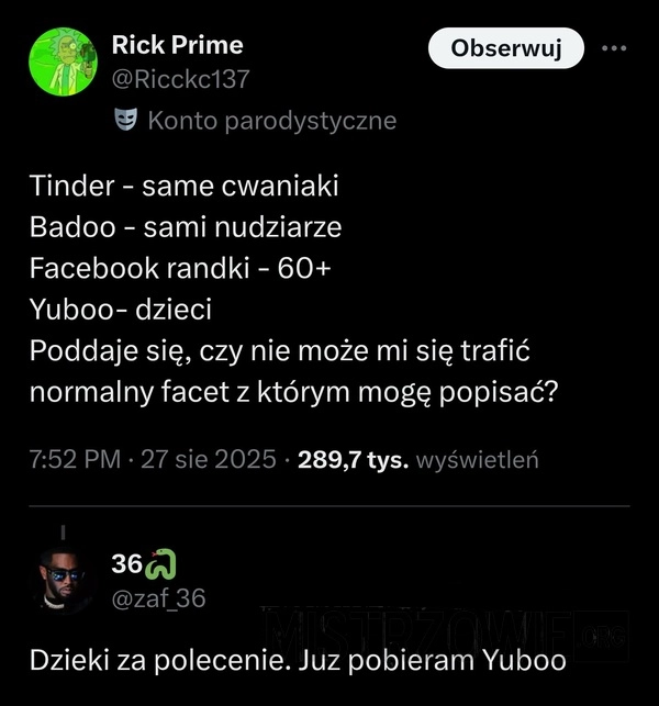 
    Serwisy społecznościowe