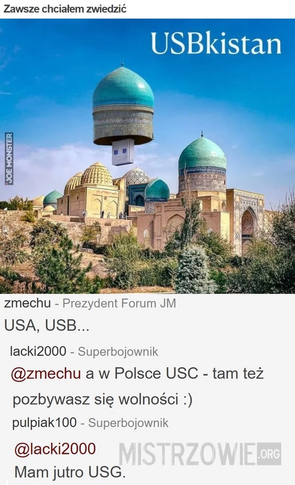 
    Zawsze chciałem zwiedzić