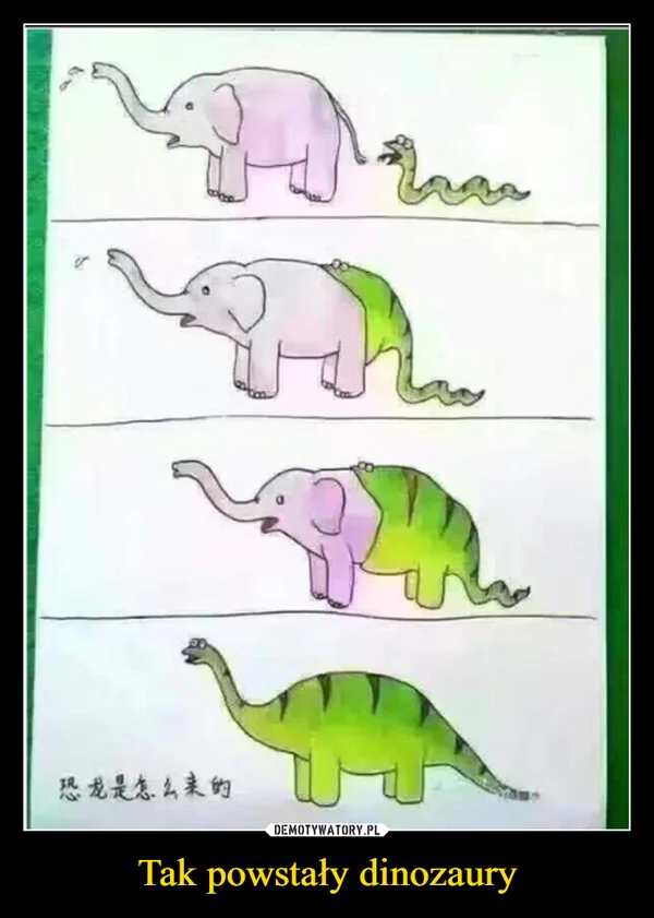 
    Tak powstały dinozaury
