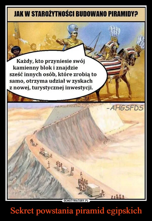 
    Sekret powstania piramid egipskich