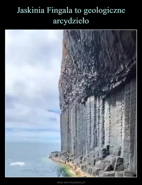 
    Jaskinia Fingala to geologiczne arcydzieło