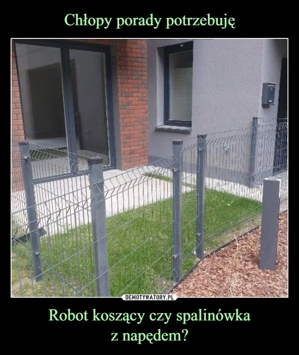 
    Chłopy porady potrzebuję Robot koszący czy spalinówka
z napędem?