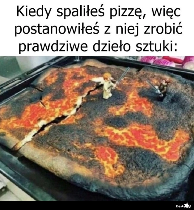 
    Spalona pizza 