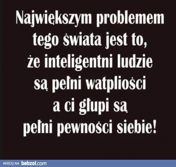 
    Problem naszego świata