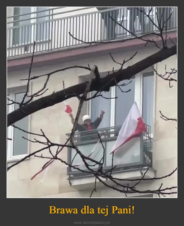 
    Brawa dla tej Pani!