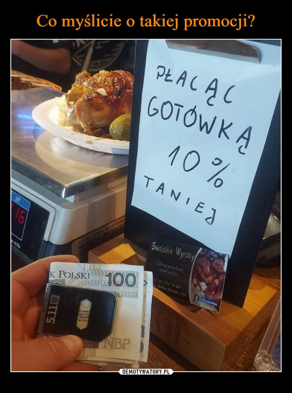 
    Co myślicie o takiej promocji?