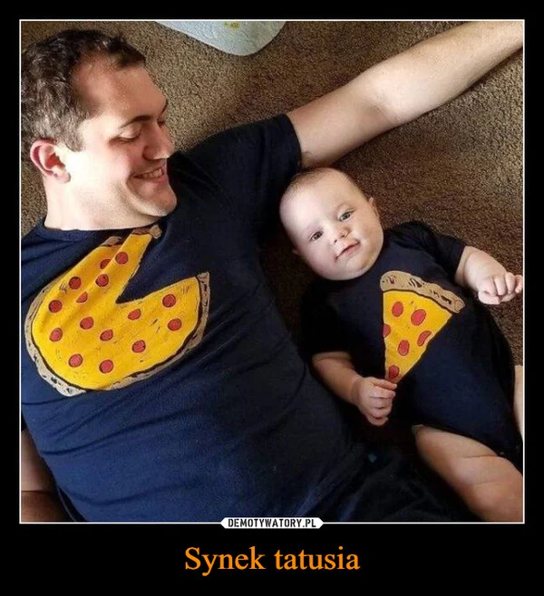 
    Synek tatusia