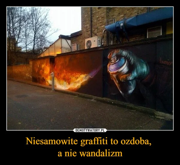 
    Niesamowite graffiti to ozdoba, a nie wandalizm