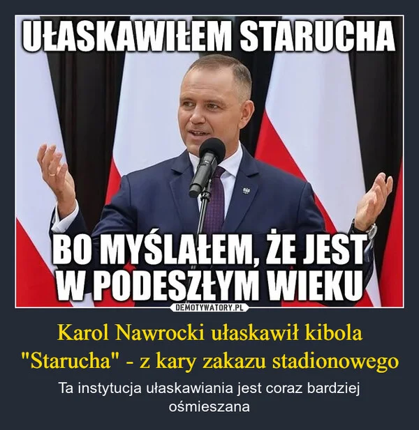 
    Karol Nawrocki ułaskawił kibola 