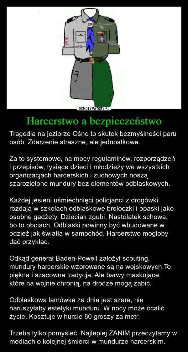 
    Harcerstwo a bezpieczeństwo